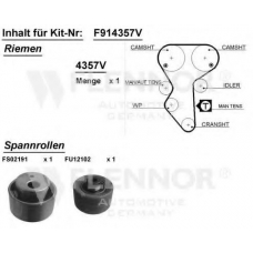 F904317V FLENNOR Комплект ремня грм