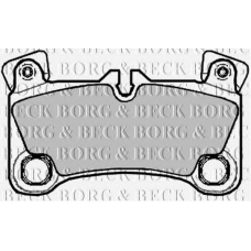 BBP2092 BORG & BECK Комплект тормозных колодок, дисковый тормоз