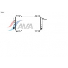 FD2161 AVA Радиатор, охлаждение двигателя