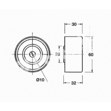 ITB-6410 IPS Parts Устройство для натяжения ремня, ремень грм