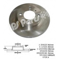 IBT-1532 IPS Parts Тормозной диск