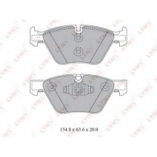 BD-1421 LYNX Комплект тормозных колодок, дисковый тормоз