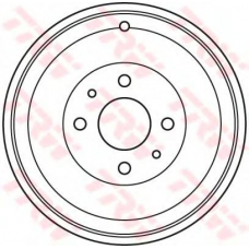 DB4387 TRW Тормозной барабан