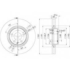 78BD4085 ICER Тормозной диск