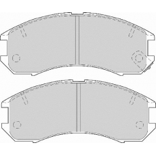 FD6357A NECTO Комплект тормозных колодок, дисковый тормоз