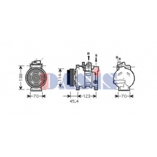 851084N AKS DASIS Компрессор, кондиционер