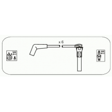 RVS13 JANMOR Комплект проводов зажигания