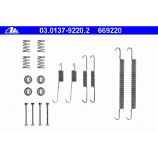 03.0137-9220.2 ATE Комплектующие, тормозная колодка