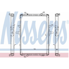 63775A NISSENS Радиатор, охлаждение двигателя