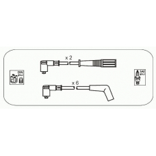 RVS36 JANMOR Комплект проводов зажигания