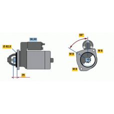 0 986 016 900 BOSCH Стартер