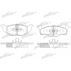 PBP1054 PATRON Комплект тормозных колодок, дисковый тормоз
