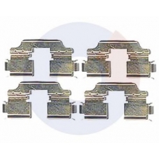 2450 CARRAB BRAKE PARTS Комплектующие, колодки дискового тормоза