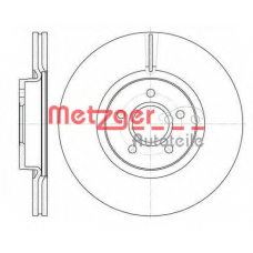 61223.10 METZGER Тормозной диск