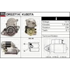 DRS3714 DELCO REMY Стартер