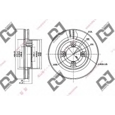 BD2028 DJ PARTS Тормозной диск