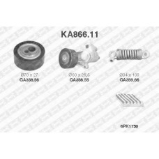 KA866.11 SNR Поликлиновой ременный комплект