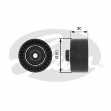 T42191 GATES Паразитный / ведущий ролик, зубчатый ремень