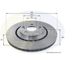 ADC2515V COMLINE Тормозной диск