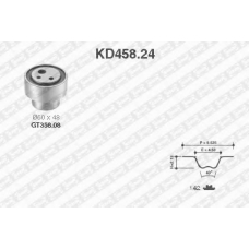 KD458.24 SNR Комплект ремня грм
