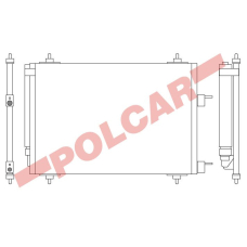 5710K81X POLCAR Skraplacze klimatyzacji