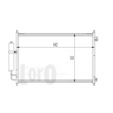 035-016-0025 LORO Конденсатор, кондиционер