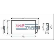 1432501 KUHLER SCHNEIDER Конденсатор, кондиционер