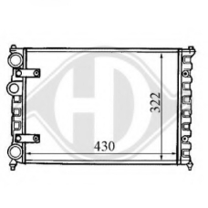 8133103 DIEDERICHS Радиатор, охлаждение двигателя