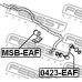 MSB-EAF FEBEST Опора, стабилизатор