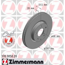 370.3050.20 ZIMMERMANN Тормозной диск
