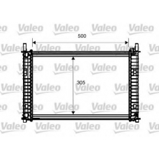 734274 VALEO Радиатор, охлаждение двигателя