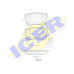 181674-203 ICER Комплект тормозных колодок, дисковый тормоз