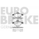5502223956 EUROBRAKE Комплект тормозных колодок, дисковый тормоз