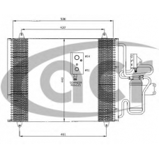 300467 ACR Конденсатор, кондиционер