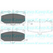 KBP-8003 KAVO PARTS Комплект тормозных колодок, дисковый тормоз