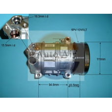 14-0045 AUTO AIR GLOUCESTER Компрессор, кондиционер