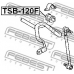 TSB-120F FEBEST Опора, стабилизатор