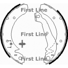 FBS081 FIRST LINE Комплект тормозных колодок