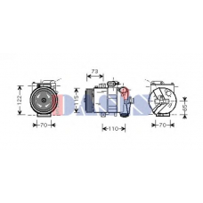 851676N AKS DASIS Компрессор, кондиционер