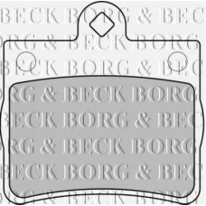 BBP1668 BORG & BECK Комплект тормозных колодок, дисковый тормоз