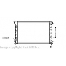 VW2072 Prasco Радиатор, охлаждение двигателя