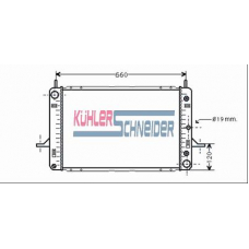 1802001 KUHLER SCHNEIDER Радиатор, охлаждение двигател