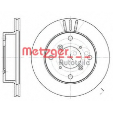 6399.10 METZGER Тормозной диск