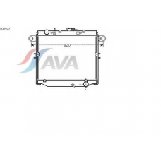 TO2477 AVA Радиатор, охлаждение двигателя