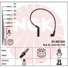 7700 NGK Комплект проводов зажигания