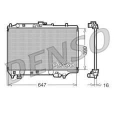 DRM44006 NPS Радиатор, охлаждение двигателя