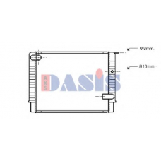 220440N AKS DASIS Радиатор, охлаждение двигателя