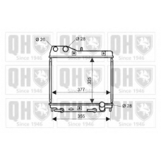 QER2187 QUINTON HAZELL Радиатор, охлаждение двигателя