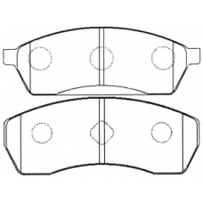 PN-7315 JNBK Колодки тормозные