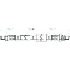 HOS3675 APEC Тормозной шланг